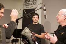 A photo of a Lightsong recording session